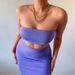 2025 New Women's Autumn Strapless Top Slim Fit Bodycon Skirt Set_ecoleips.com