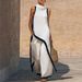 Women's Spring/Summer Fashion Set Sleeveless Top And Wide Leg Pants Irregular Two Piece Set European And American Style Cross Border Foreign Trade_ecoleips.com