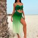 Aria Basics 2025 New Three-Piece Conservative Bikini Skirt Set With Mesh, Sexy European And American Style Swimsuit_ecoleips.com