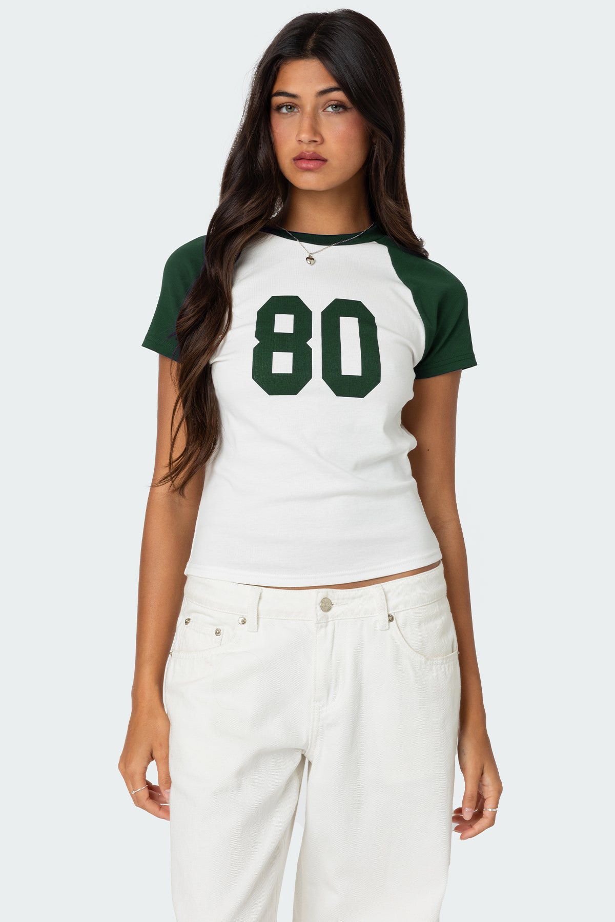Women's Clothing Women's Short Sleeve T-Shirt Street Style Digital Print Crew Neck Casual Versatile Crop Top For Formal & Casual_ecoleips.com