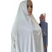Double Layer Lace Cover Skirt Arab Dubai Style Ice Silk Headscarf Women's Robe 63_ecoleips.com