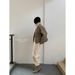 girl Yi En Ou Inbyin Color Block Patchwork Circle Collar Coat Women's 2025 New Style Quilted Cotton Warm Casual Jacket_ecoleips.com