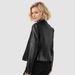 Women's Clothing Slim Fit PU Leather Jacket With Zipper Detail, Stylish Biker Jacket For Casual & Commute, Available In Black, Dark Brown, Rose Red_ecoleips.com