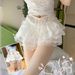 K Five Layer Lace Safety Pants Cake Skirt Breathable Leggings Women's Anti Slip Pumpkin Pants Fluffy Short Skirt Skirt_ecoleips.com