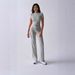 2025 European And American New Cross-Border Women's Spring Summer Elegant Solid Color Round Neck Casual Fashion Set_ecoleips.com