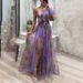 Women's New Party Mesh Oblique Shoulder INS Casual Fashion Dress For Women_ecoleips.com