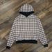 Reversible Hip-Hop Hoodie – Oversized Checkered Print Streetwear For Men (S-XL, Grey/Deep Blue) – Y2K Unisex Pullover With Hood_ecoleips.com