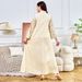 Women's Abaya Muslim Ethnic Robe V Neck Beaded Long Sleeved Banquet Evening Dress_ecoleips.com