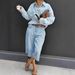 Women's Retro Wide Leg Jeans Y2 Style Bermuda Straight Leg Mid Length Pants Versatile Slimming_ecoleips.com