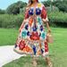 Women's Clothing New Printed Dress Long Skirt_ecoleips.com