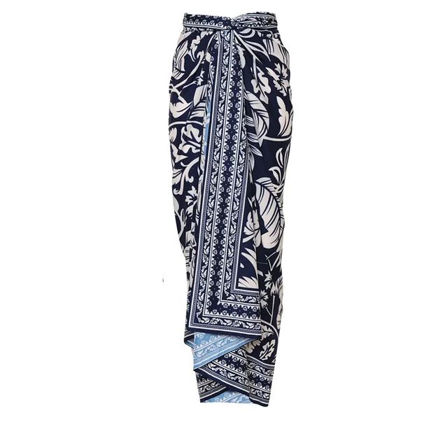 Women's Clothing One Piece Swimsuit Halter Neck Hollow Ethnic Style Printed Swimsuit Suit_ecoleips.com
