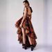 2024 Summer Cross-Border Bestseller: Strap Midi With Digital Butterfly Print, European And American Fashion Style, Large_ecoleips.com