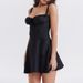 Elegant Backless Strappy Suspender Dress for Women Solid Color Summer Fashion Sexy And Sweet European And American Style_ecoleips.com