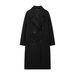 New Women's Clothing European And American Style Fashion Extended Solid Color Soft Loose Coat Coat_ecoleips.com