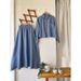 Verve New Women's Clothing Solid Color Soft Wrinkled Muslim Skirt Shirt Fashion Set_ecoleips.com