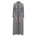Verve Robe Muslim Clothing Long Fashion Elegant Cardigan Pleated Dress_ecoleips.com