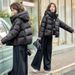 Women's Clothing Hooded Cotton Jacket Short Puffer Jacket With Hood - Stylish Winter Coat, Slim Fit, Warm & Lightweight, Korean Fashion Outerwear_ecoleips.com