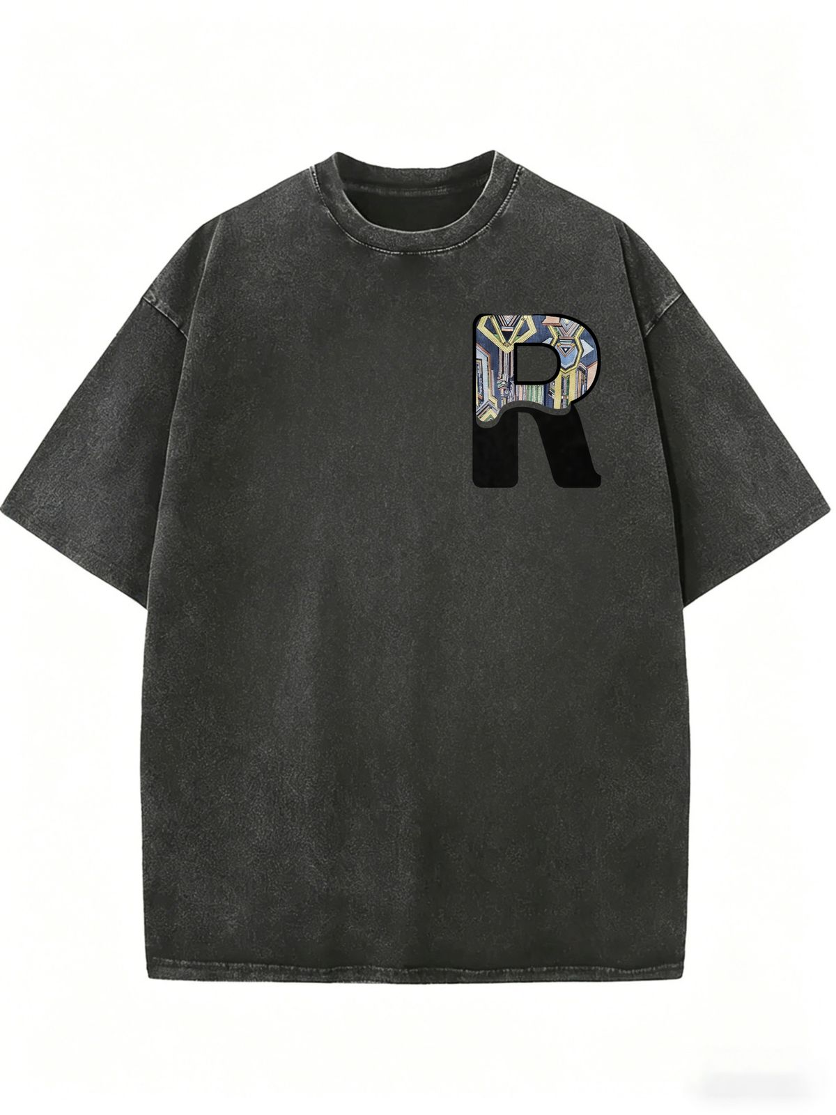Women's Oversized Vintage Streetwear T-Shirt, Short Sleeve Summer Basic_ecoleips.com
