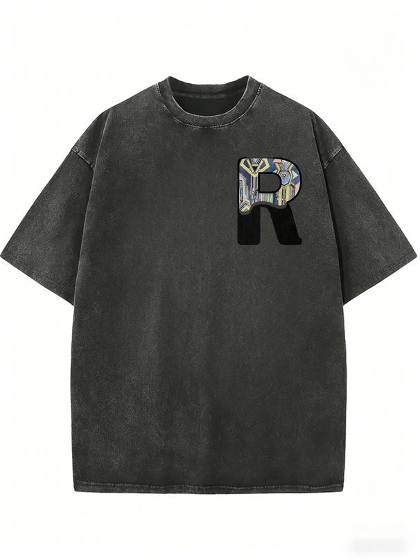 Women's Oversized Vintage Streetwear T-Shirt, Short Sleeve Summer Basic_ecoleips.com