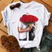 Cross-border Supply Clothing, Urban Girl Fashion, Trendy Retro Base Shirt, Short-sleeved Women's T-shirt_ecoleips.com