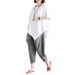 Cross-border Set 2026 New Style Loose Slimming Bat Sleeve Harem Pants Two-piece Casual Summer Women's Clothing Wholesale_ecoleips.com