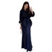 Elegant Women's Tie-Waist Knit Cardigan And Pencil Skirt Set Neutral Color Office Casual Wear Clothing Set_ecoleips.com