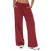Cross-Border Autumn Winter High Waist Loose Long Sweatpants Straight Pocket Casual Outdoor Versatile Sports Pants For_ecoleips.com
