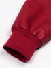 Aria Basics European And American Women's Leather Jacket, New Cross-border Vintage Casual Burgundy American-style Jacket With Zipper_ecoleips.com