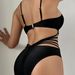 Women's Clothing Fashion New One-Piece Swimsuit Sexy Holiday Gather Backless Slimming Belly Covering_ecoleips.com