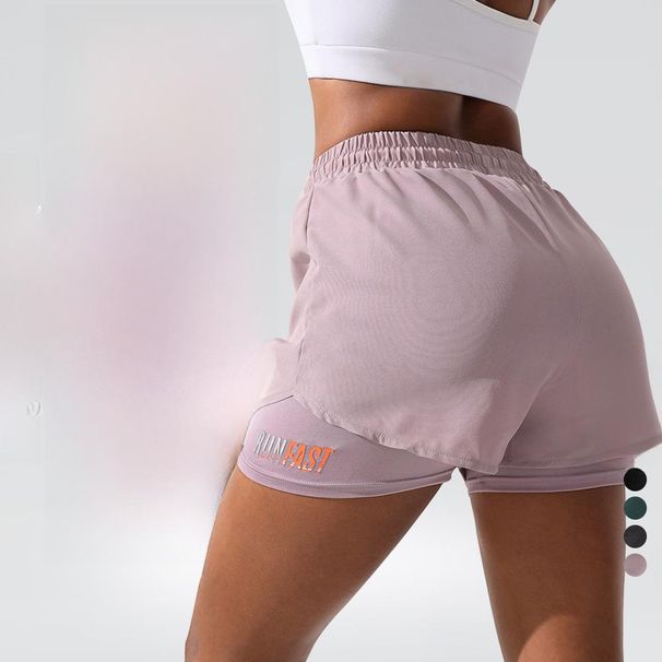 Women's Clothing Sports Shorts Pants Night Running Anti-light Yoga Pants Casual Quick-drying Running Breathable Two-piece Fitness Pants_ecoleips.com