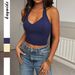 DiYun European And American Y2K Hot Girl Style Sexy Fashion Halter Neck Tank Top Women's Clothing 2026 Summer_ecoleips.com