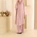 Verve Turkish Abaya Solid Color Extended Set For Women_ecoleips.com