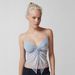 Cross-border European And American Women's Clothing, Bow Y2K Camisole, Sexy Mesh Top, Pure Desire Style BM Top For Women_ecoleips.com