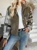 Women's Contrast-Color Button-Up Jacket – Polyester Blend Long Sleeve Coat With Lapel Collar, Elegant Office-to-Casual Blazer (S-XXL)_ecoleips.com