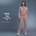 Women's Autumn/Winter High Waisted Casual Wide Leg Pants, Fashionable And Versatile, Elastic Drawstring Long Pants, Loose Fit Sports Sweatpants DAW167_ecoleips.com