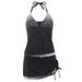 Women's Tankini Two Piece Swimsuit European Style Printed Skirt_ecoleips.com
