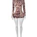 Women's Clothing Leopard Print Jumpsuit High Waist Zipper Detailing Hot Girl Short Trousers_ecoleips.com