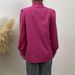 New Style Long Sleeved Satin Solid Color Women's Blouse With Tie Elegant Commuter Top_ecoleips.com