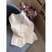 Women's French Style Lace Vest Sleeveless Thin Tank Top Elegant Casual Summer Fashion Hollowed Out Versatile Spring Autumn_ecoleips.com