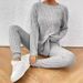 Cross-border European American 2024 Autumn/Winter Casual High-neck Knit Long-sleeve For Women, Foreign Trade Sweatshirt_ecoleips.com