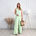 Women's Clothing Hollow V-neck Vest Top Wide Leg Straight Pants Suit_ecoleips.com