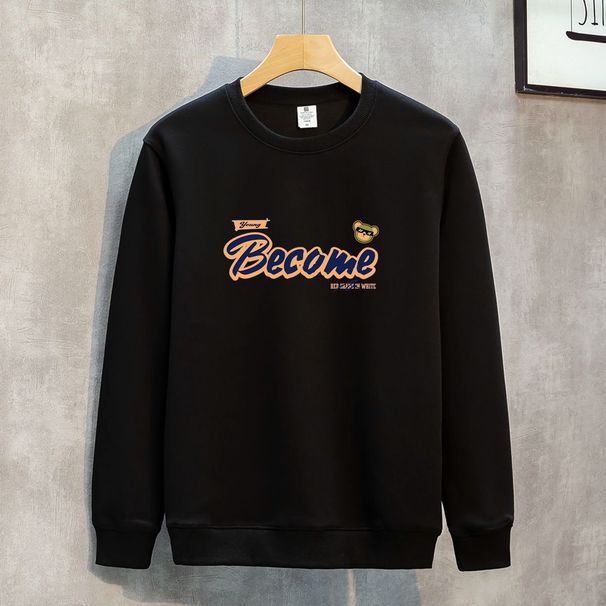 FW25 Matching Couple Cotton Crew Neck Sweatshirt - His & Hers_ecoleips.com