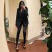 K New Tight Pants, High Waisted Black Elastic Leggings, Women's Slimming Effect, Leggings, Long Pants_ecoleips.com