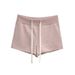 Women's Clothing Retro Striped Sports Shorts For Women 205 Summer High Waist Wide Waist Slim Lazy Style Hip Sports Pants_ecoleips.com