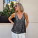 2025 Heavy-Duty Sequin V-Neck Camisole Sexy Fashion Versatile Tank Pure Desire Women's Inner Layer Top_ecoleips.com