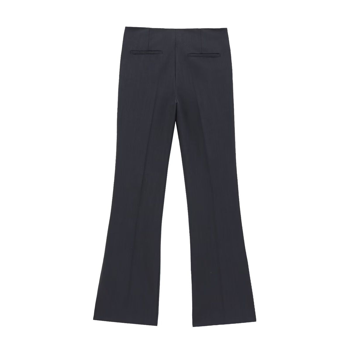 Women’s Clothing New Spring And Autumn French Design Blended Button Down Suit Jacket Flared Pants Fashion Suit_ecoleips.com