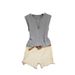 Summer New Women's Oversized Vest Round Neck Sleeveless Ice Silk Top Thin Solid Color Knitwear_ecoleips.com