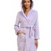 Aria Basics Women's Long Bathrobe, Flannel Robe, Pajamas, Thickened, European American Print, Loose Fit, Suitable For Autumn And_ecoleips.com