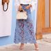 Trendy Lace Trim Denim Skirt For Women - High Waist A-Line Mini Skirt With Feminine Details (White/Black/Blue, S/M/L/XL/XXL)_ecoleips.com