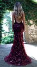K New Women's Dress With Camisole V-neck Backless Sequined Lace Up Dress_ecoleips.com